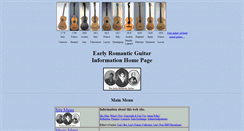 Desktop Screenshot of earlyromanticguitar.com