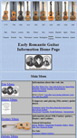 Mobile Screenshot of earlyromanticguitar.com